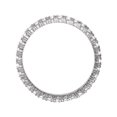 thumbnail image 2 of 5/8 cttw Diamond Eternity Ring Womens Stackable Round 14k White Gold Band, 2 of 2