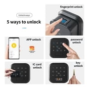 Tuya Smart Door Lock TTlock Bluetooth-compatiable Finrprint Lock APP Password IC Card NFC Key Unlock Electronic Lock ,Easy to Use