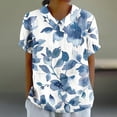 thumbnail image 2 of Crop Tops For Women Trendy Summer Womens Summer Tops Plus Size Plus Size Blouses For Women 3X Dressy T Shirts For Women Cotton 100, 2 of 4