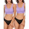 thumbnail image 1 of YouLoveIt Women Lace Sport Bras Breathable Sports Bra Sport Fitness Vest Lace Bra Yoga Running Fitness Workout Stretch Fitness Gym Lace Crop Top Sleep Bra, 1 of 7