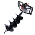 thumbnail image 6 of 63CC 3HP Gas Power Post Hole Digger Engine Fence Post Hole Digger 12 inch Earth Auger w/Drill Bit, 6 of 14