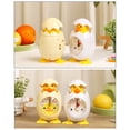 thumbnail image 3 of Toystoory Reloj despertador de pollo con cáscara de huevo alimentado por que no hace tictac relojes de noche de moda decoración del hogar Type5 NO5, 3 of 6