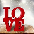 thumbnail image 2 of SShop Valentines Day Decorations for Home Indoor, Valentine's Day Decoration Wooden Ornaments Home Party Decoration Letter LOVE Wooden Crafts, 2 of 5