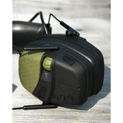 Swiss Tech Electronic Hearing Protection Earmuffs with Bluetooth, Rechargeable, NRR 25dB, Tonen