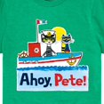 thumbnail image 3 of Pete The Cat - Ahoy Pete - Toddler And Youth Short Sleeve Graphic T-Shirt, 3 of 6