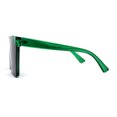 thumbnail image 3 of Womens Squared Rectangular Butterfly Fashion Plastic Sunglasses Green Black, 3 of 4