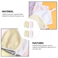 thumbnail image 3 of Weiweiguan 6PCS Reusable Microfiber Makeup Removal Pads Practical Facial Cleaning Gloves, 3 of 6