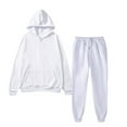 thumbnail image 2 of Pyhlmscde Women's Leisure Fleece Plush Two Piece Suits, Lounge Sets for Women, Women Sweatsuit, Women Fall Clothes, 2 of 4