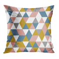 thumbnail image 1 of BSDHOME Colorful Modern Geometric Pattern Abstract Triangle Green Nomad Color Corporate Pillow Case Pillow Cover 20x20 inch Throw Pillow Covers, 1 of 1