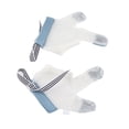 thumbnail image 2 of 1 par de protectores de dedos para niños pequeños, con gomas de masaje, buena transpirabilidad, ajuste de tamaño, cómodos, para evitar que el bebé se chupe el pulgar, protector de dedos M, 2 of 14