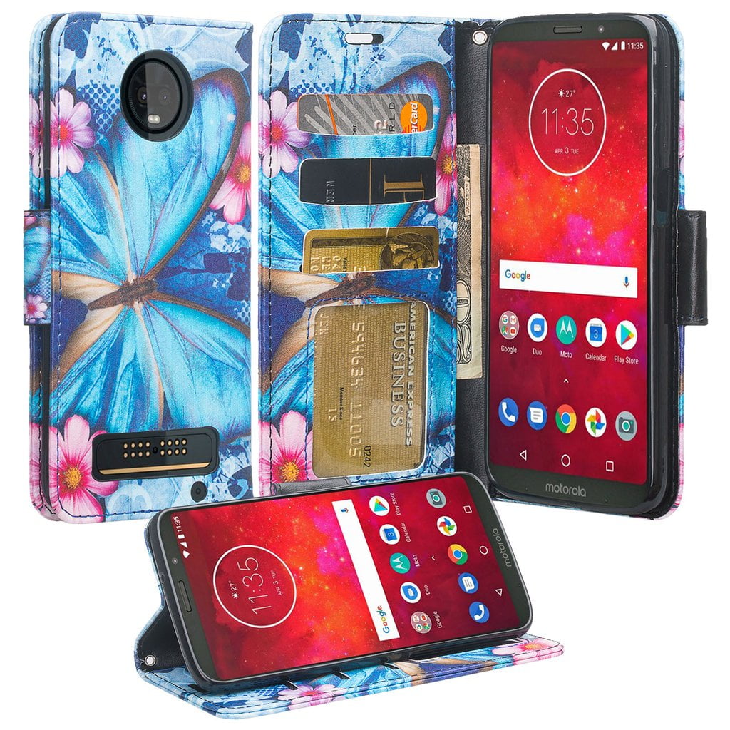moto z3 case with card holder