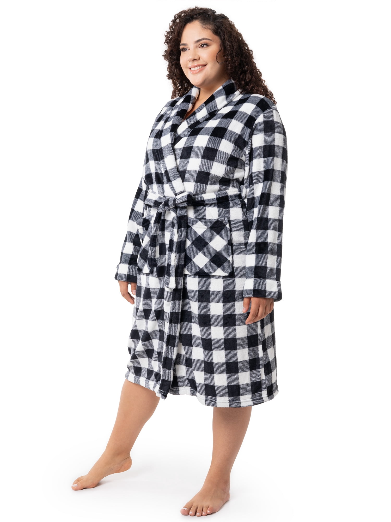 Fruit of the Loom Women's Beyond Soft Fleece Robe, Sizes XS/S-4X