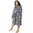 thumbnail image 5 of Fruit of the Loom Women's Beyond Soft Fleece Robe, Sizes XS/S-4X, 5 of 10