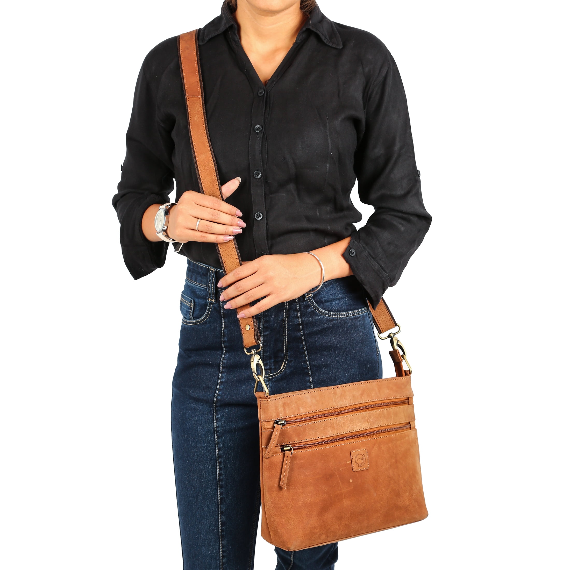 Fossil corey leather online crossbody bag