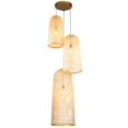 thumbnail image 1 of ELE Light & Decor ELE-GL0011D38 Victoria 3-Lights Tan Pendant Light, 1 of 1