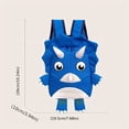 thumbnail image 2 of 1pc Kids Toddler Cute Schoolbag With Chest Strap Anti-lost Schoolbag Travel Backpack Cartoon Cute Dinosaur Backpack For Boys Girls, 2 of 4
