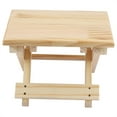 thumbnail image 1 of Square Bench, Fine Workmanship Wood Square Bench, 7.5 X 9.4 X 7 Inch Slack Chair Outdoor Stool For Outdoor Fishing Household, 1 of 8