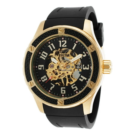 Invicta Men's 16279 Specialty Mechanical 3 Hand Black Dial Watch