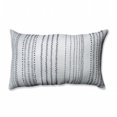 thumbnail image 1 of Pillow Perfect 598734 Tribal Stitches Cream & Gray Rectangular Throw Pillow, 1 of 1