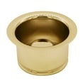 thumbnail image 4 of Westbrass COMBO PACK 3-1/2" Wing Nut Style Sink Strainer and Extra-Deep Waste Disposal Trim, Polished Brass, 4 of 12