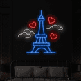 thumbnail image 2 of Craftnamesign Eiffel Tower Neon Sign, Paris Restaurant Decor, Eiffel Decor, 2 of 4