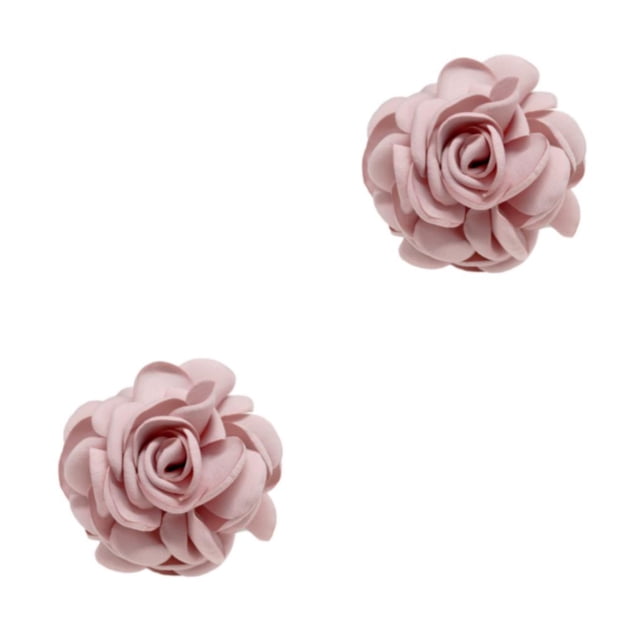 Decodeary Wide Application Flower Corsage Brooch For Delicate And Intricate Embellishments pink 2Set