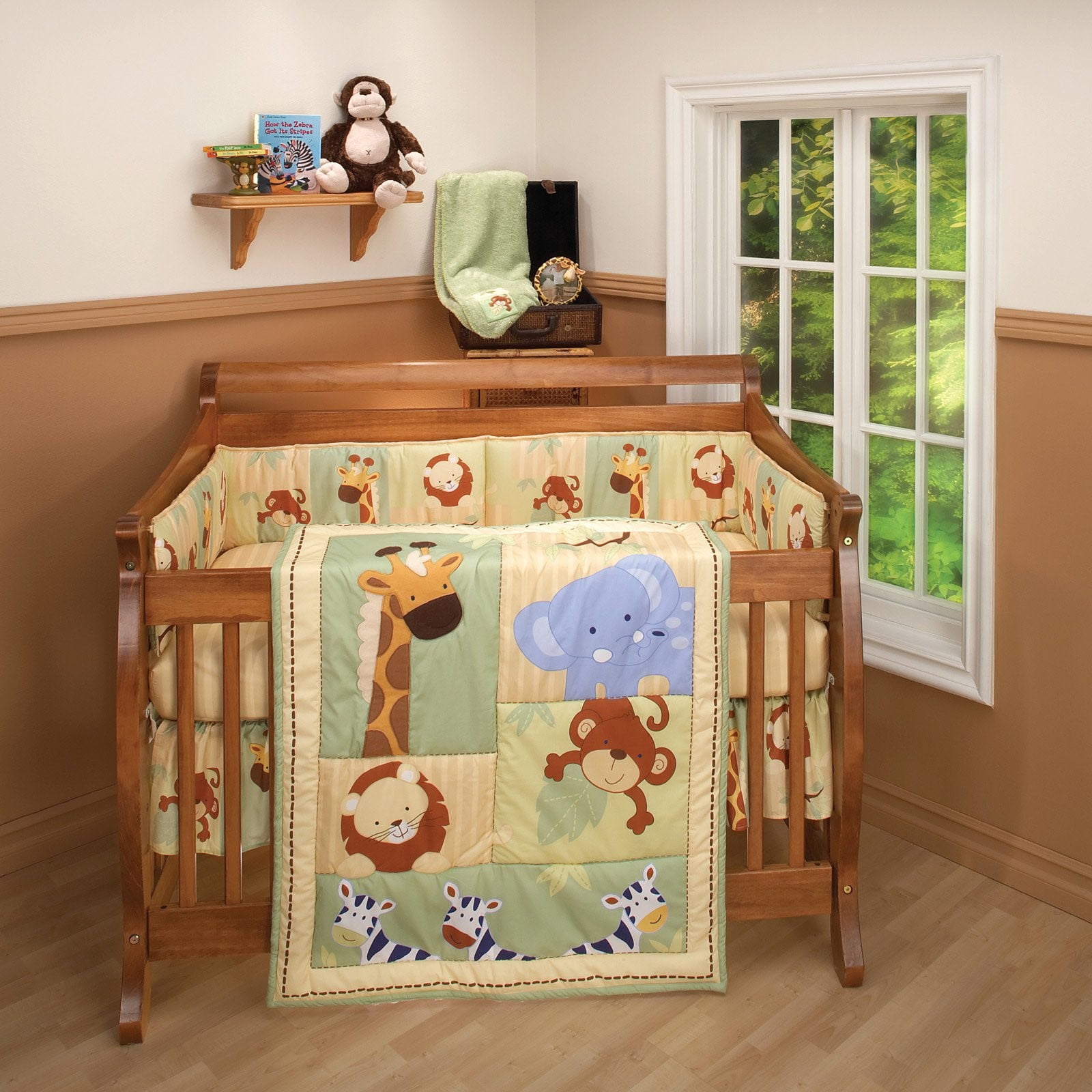 safari crib bedding walmart