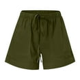 thumbnail image 7 of FNFYFH Womens Summer Causal Shorts Comfy Drawstring Elastic Waist Pants with Pockets Breathable Cycling Runnig Athletic Shorts for Women 2025 Loose Fit Lightweight Home Shorts Prime Clearance Deals, 7 of 7
