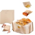 thumbnail image 1 of Openpig Reusable Toaster Bags Microwave Safe Non Stick Bread Bags Washable Heat Resistants Bags For Grilled Cheese Sandwiches And Snacks Home Kitchen Baking Tools, 1 of 7
