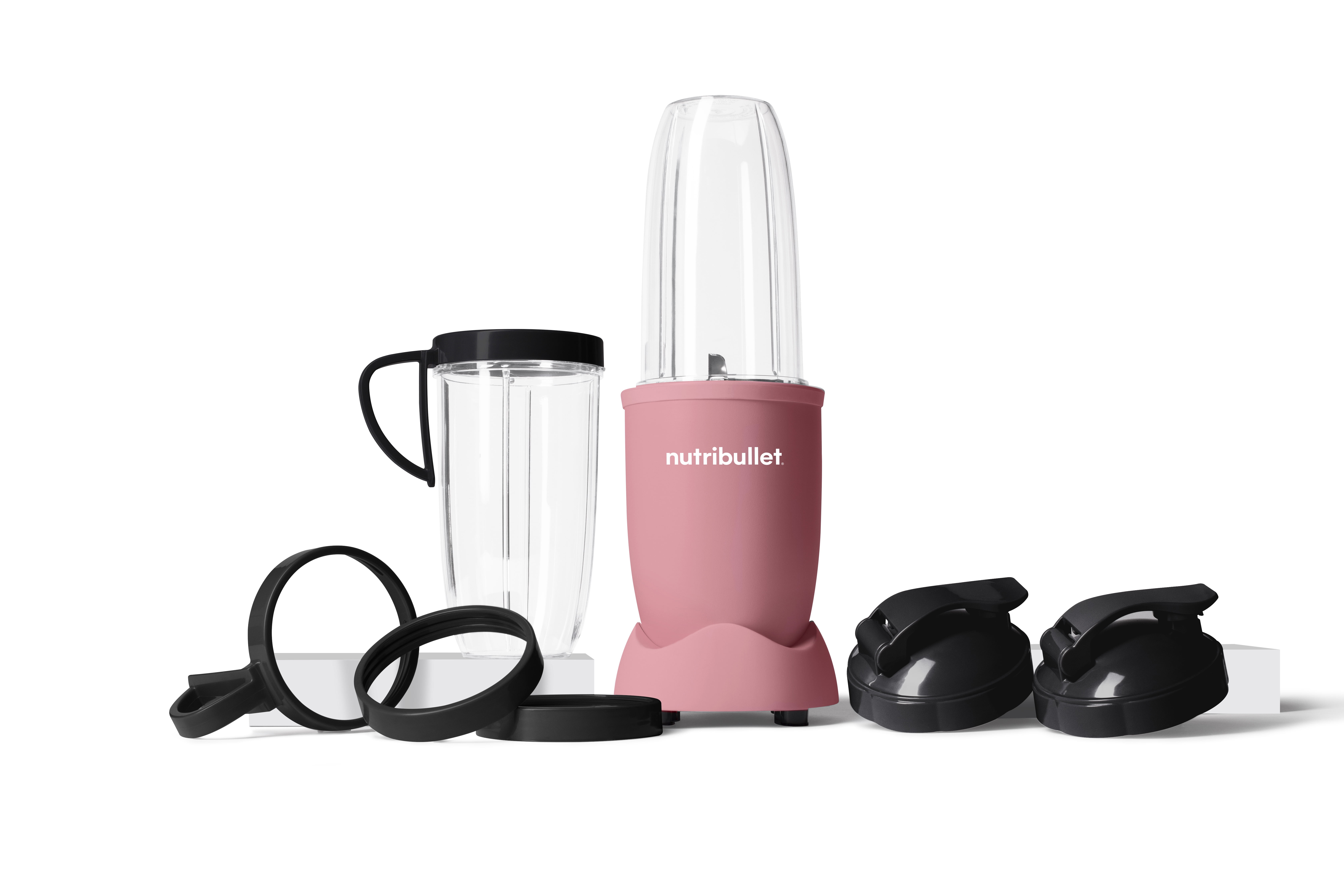 NutriBullet Pro 900 Watt Hi-Speed Blender/Mixer Twist and Blend 14-Piece  Set (Matte Cinnamon) Dark Red