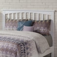 thumbnail image 2 of AFI Mission Full Low Profile Wood Platform Bed, White, 2 of 6