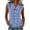 01-Blue, variant on Women's Striped Tank Top Casual Collared Button Up Sleeveless Shirt for Summer Daily & Office Wear