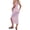 Purple, variant on Sundresses for Women Summer Striped Knit Side Slit Bodycon Maxi Dress Beach Vacation Clothes Khaki S