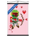 thumbnail image 3 of Star Wars: Saga - Boba Fett Hearts Wall Poster with Wooden Magnetic Frame, 22.375" x 34", 3 of 3