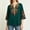 Green, variant on Women's Summer Boho Embroidery Mexican Bohemian Tops V Neck 3/4 Sleeve Causal Loose Shirt Blouse Tunic Tops Vacation Beach Daily Wear(Green,XL)