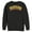 Black, variant on Men's Justice League Plastic Man Logo  Sweatshirt Black 2X Large