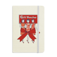 thumbnail image 1 of Carnet Culture Chinoise Rouge Femme Couverture Rigide en Tissu Journal Classique, 1 of 3
