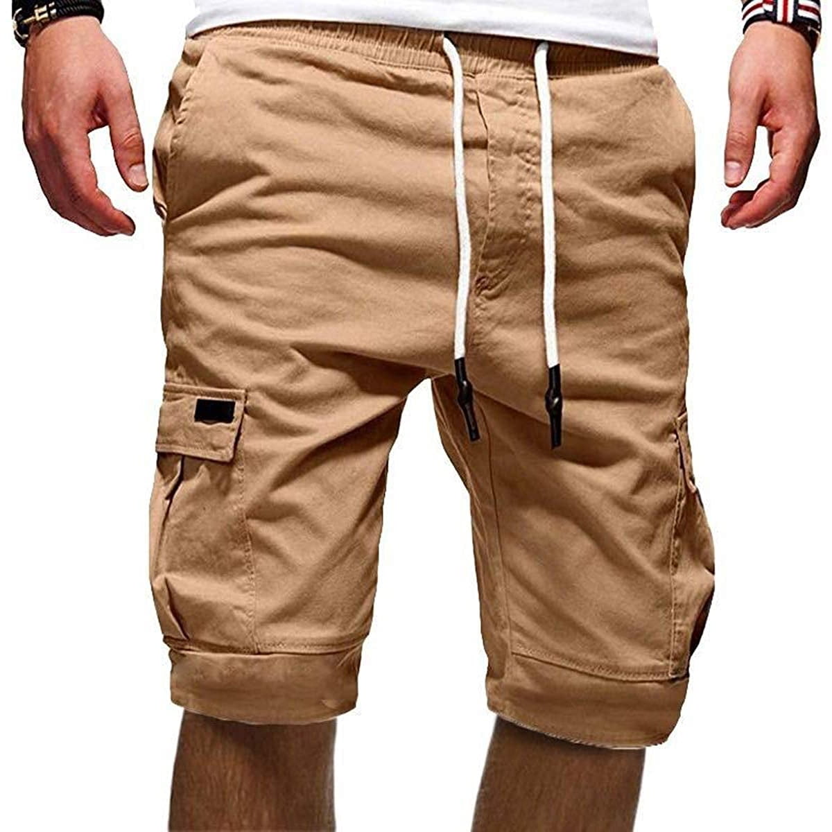 Spring hue Men Cargo Shorts Pockets 