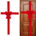 thumbnail image 5 of Dserfhy Christmas Cabinet Ribbons Bows Large Red Gate Door Bow Festive Wreath Bow for Christmas Tree Fireplace Home Kitchen Holiday Party Supplies, 5 of 8