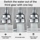 thumbnail image 3 of Extensor de grifo de cocina giratorio de 360°, aireador ahorrador de agua con 4 piezas, 3 configuraciones de modo para cocina y baño, herramienta de plomería duradera, 3 of 5