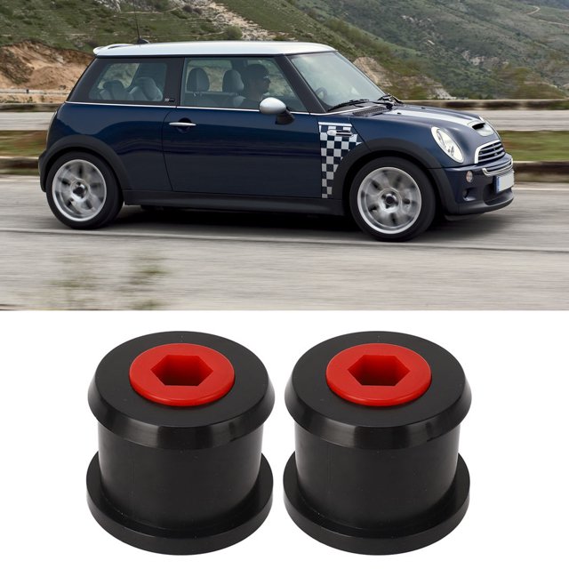 Poly Lower Control Arm Bushing, Wear Improve Driving Stability Easy Install Front Wishbone Rear Bushes for R50 R52 R53 2000 To 2008