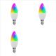 thumbnail image 1 of 3X Bombilla Inteligente Tuya E14 Regulable con Cinco Modos de Luz en Espiral, Bombilla RGB con WiFi, Control Remoto y Control por Voz, 9 W, 1 of 5