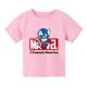 thumbnail image 3 of Nueva camiseta de verano con estampado de dibujos animados para niños y niñas, de algodón, de manga corta, a la moda, para verano, 3 of 5