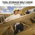 thumbnail image 5 of CIMAXIC 1pc Tool Storage Belt Rack Electric Drill Wrench Waist Hanging Rack Hanging Hook,5.12"X2.13"X1.97", 5 of 5