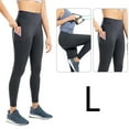 thumbnail image 2 of Amerteer Women's High Waist Yoga Pants Pocket Gym Fitness Sports Capri Leggings Workout, 2 of 9