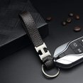 thumbnail image 2 of Leather Keychain for Women Men Car Key Ring Strap Holder Simple Stylish, 2 of 6