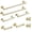 9#Brushed Gold, variant on DUOSONG 8-Pieces Brushed Nickel Bathroom Accessories Set, Stainless Steel Bathroom Hardware Set, Bath Towel Bar Set, Towel Racks For Bathroom Wall Mounted. Brushed Nickel Stainless Steel Bath &