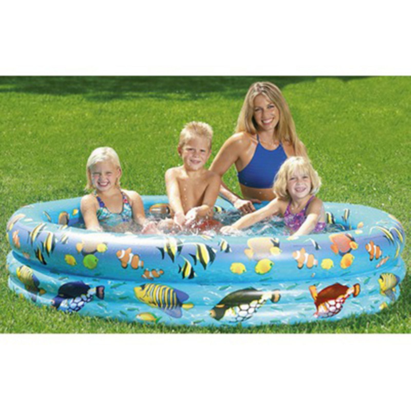 SunSplash Aquarium Inflatable Kiddie Pool - Walmart.com