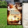 thumbnail image 6 of Jesus Christ. He Is Risen Flag - House Flag (29.5" x 39.5"), 6 of 9
