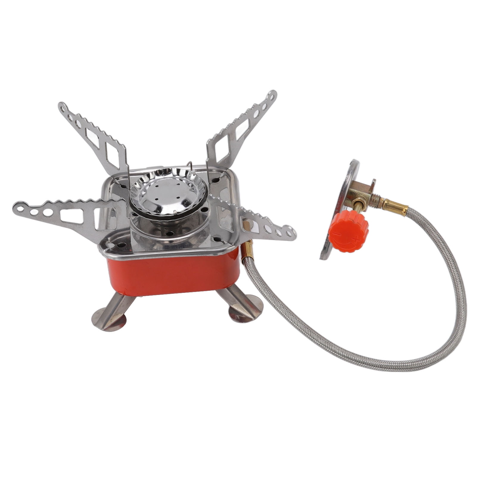 FAGINEY Mini Camping Stove,Outdoor Foldable Stove,Mini Camping Stove  Folding Orange Silver Portable Camping Stove For Outdoor BBQ Parties  Picnics Travelling Hiking - Walmart.com